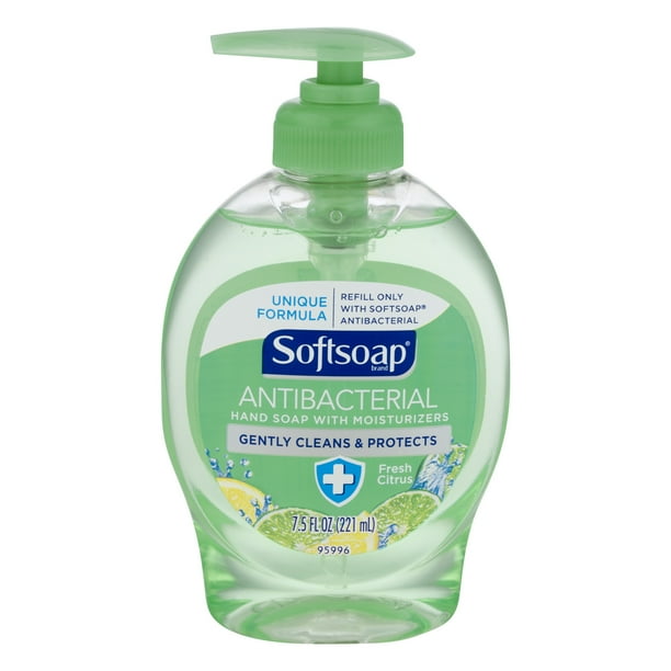 Softsoap Antibacterial Liquid Hand Soap, Fresh Citrus 7.5 fl oz
