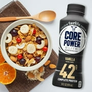 Core Power Elite Failrlife High Protein Shakes 42 Grams 14 Oz. in The Award Box Packaging Vanilla, 6 Bottles