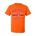 thumbnail image 2 of Wild Bobby City of New Jersey Hockey Fantasy Fan Sports Men's T-Shirt, Orange, Large, 2 of 5