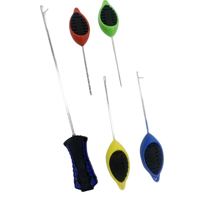 FLhrweasw Juego Agujas para Cebo Pesca Carpa Herramienta para Señuelos 5 Uds.