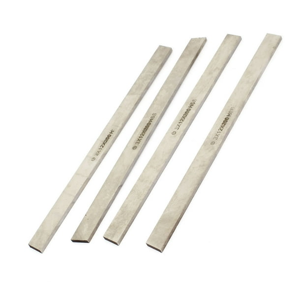 4 Pcs Machinist Metal Cutting Lathe HSS Tool Bit 3mm x 12mm x