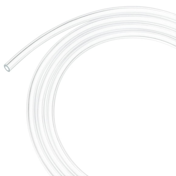 Uxcell Clear Plastic Tubing, 0.08Inch(2mm) ID 0.16Inch(4mm) OD, 16ft(5m) Length Tube Vinyl Tubing For Garden
