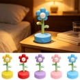 thumbnail image 7 of Rwvbm Plastic Mini Flower Night Light, Battery Operated Warm LED Bedside Lamp with Heart Button, Portable Table Decor for Bedroom Kids Dorm Room, 7 of 7