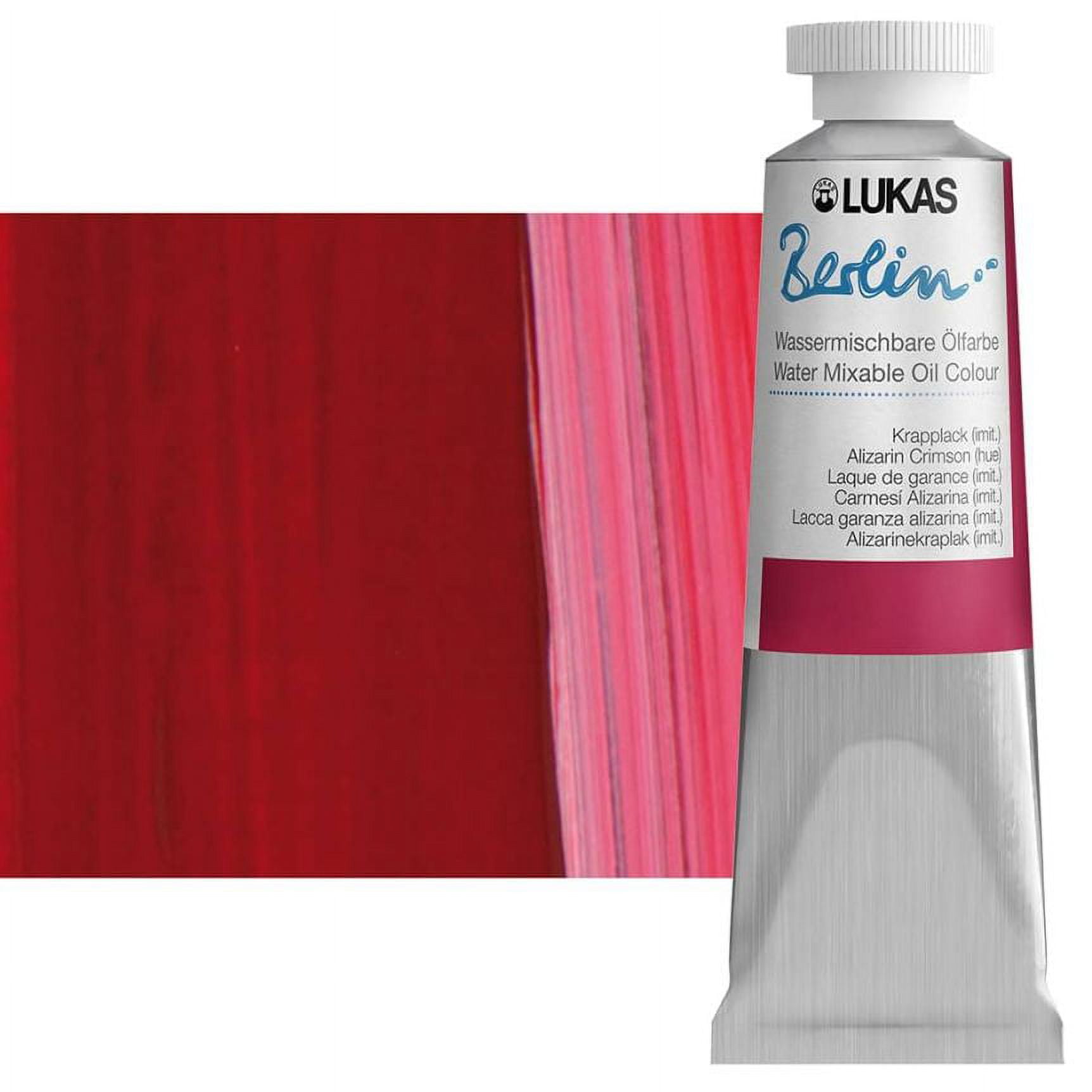 Lukas Berlin Artist Water Mixable Oil Paint Colors, Solvent Free,