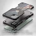 thumbnail image 3 of Cass Creations Case Compatible with Boost Celero 5G 2022, Hybrid Shockproof Bumper Protective Phone Cover - American Bald Eagle Flying with Flag, 3 of 5
