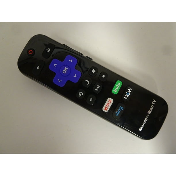 Sharp Roku Remote NETFLIX HULU SLING NOW LCRCRUDUS20 NEW Walmart