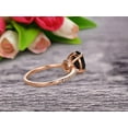 thumbnail image 3 of Vintage Looking Black Diamond Moissanite Engagement Ring On 10K Rose Gold 1.75 Carat 8X6mm Oval Cut Gemstone Custom Made Fine Jewelry Art Deco Anniversary Ring Bridal Ring, 3 of 5