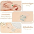 thumbnail image 4 of Organizador de joyas de acrílico transparente con 20 bolsas de joyería portátiles transparentes, organizador de almacenamiento de joyas, caja de joyería, organizador de viaje, estuche de joyería, 4 of 9