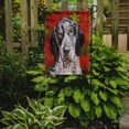thumbnail image 2 of Carolines Treasures SC9745GF Blue Tick Coonhound Drapeau de Vacances Flocons de Neige Rouges Taille Jardin, 2 of 3
