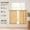Beige, variant on Short Linen Tier Curtains Rod Pocket Semi Sheer Kitchen Window Curtain Burlap Light Filtering Thick Linen Drapes 30 x 24 Inches White Set of 2 Panels