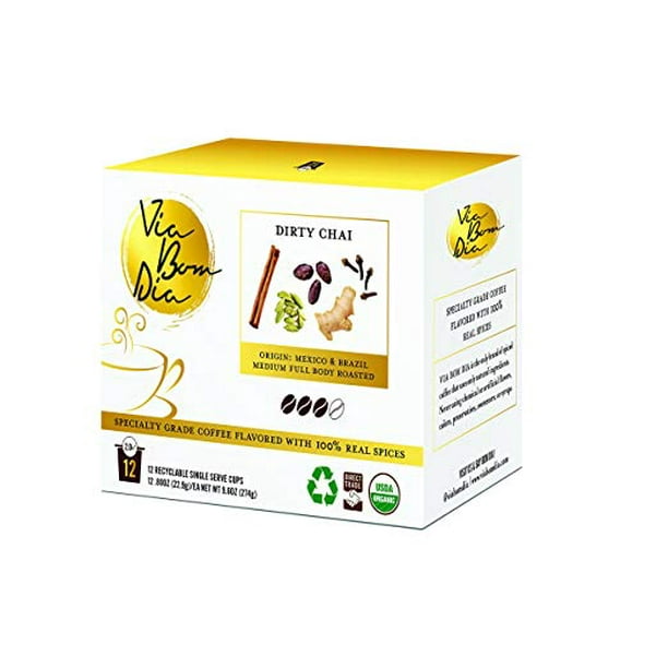 Via Bom Dia 12-Pack Dirty Chai Coffee K-Cups Via Bom Dia 12-Pack Dirty Chai Coffee K-Cups