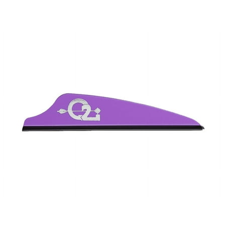 Q2i FUSION X-II SL 1.75 Target Archery Vanes Premium Arrow Fletching Violet-36PK