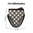 thumbnail image 3 of Pofeuu Daisy Plaid Black Print Thickened Mini Silicone Oven Mitts Heat Resistant, Rubber Oven Mitt Gloves, Finger Pinch Grips, Pot Holder, Silicone Potholder, 3 of 7