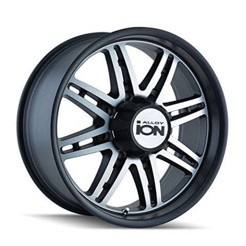Ion Alloy Style 183 Matte Black Wheel with Machined Face 20x9/8x180mm Ion Alloy Style 183 Matte Black Wheel with Machined Face 20x9/8x180mm
