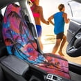 thumbnail image 4 of XYZCANDO Palm Trees Car Seat Towel Cover Waterproof, Suitable for Van SUV Seats Truck Seat, Terry Cloth Car Seat Covers, for Cars SUVs, 4 of 6