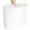 White, variant on Small Bathroom Trash Can with Lid Slim Wastebasket Garbage Can Plastic Container Basket Trash Bin for Kitchen, Laundry Room, Office, Kids Room, Dorm, Navy Blue, 3.2 Gallon