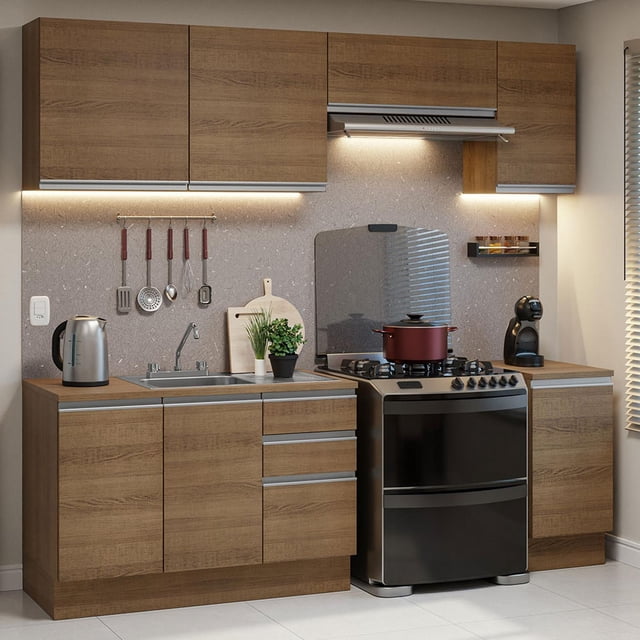 Cocina Integral Completa Modular Madesa Glamy 240cm MM 1