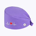 thumbnail image 2 of Adjustable Unisex Printing Cotton Scrub Hat, Beauty Salon Working Caps, 2 of 2