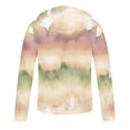 thumbnail image 4 of Lilgiuy Men Sports Fitness Sweatshirt Fashion Long Sleeve Hoodies Full Zip Gradient Tie-Dye Print Jacket Fall Winter Casual Loose Tops, 4 of 4