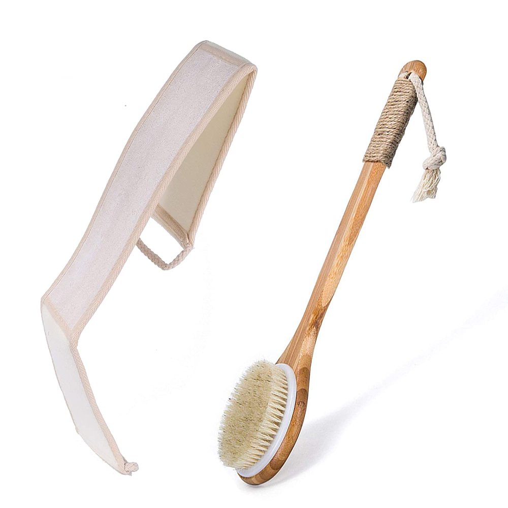 Exfoliating Loofah Back Scrubber & Bath Body Brush for Shower Walmart