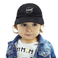 thumbnail image 5 of DALIX NASA White Meatball Infant Hat Baseball Cap Girls Boys in Black, 5 of 5