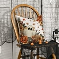 thumbnail image 5 of Sm:)e Ghost Pumpkin Maple Leaf Halloween Pillow Covers 18x18 Inch Set of 2, Cushion Covers for Sofa Home Decor, 5 of 6