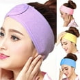 thumbnail image 4 of 1PC Soft Adjustable Towel Hair Wrap Head Band For Make Up Beauty Hair Band, 4 of 5
