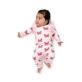 thumbnail image 3 of Paris Hilton x Monica + Andy Baby Organic Cotton Double Ruffle Romper, Sizes 0/3 Months-18/24 Months, 3 of 4