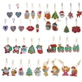 thumbnail image 3 of Bearachild 2022 4/5 Uds Diy Navidad diamante pintura llavero colgante taladro completo forma especial bordado de diamantes bolso de mujer regalo de Navidad Artesanía Tipo6 4 pezzi Bearachild HA008418-06B, 3 of 6