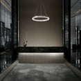thumbnail image 2 of WAC Lighting Sirius 18" LED 3000K Contemporary Aluminum Pendant in Black, 2 of 5