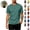 Green, variant on Mfakffe Mens Summer Shirts Big and Tall Casual T-Shirt Lightweight Short Sleeve Undershirts Athletic Crew Neck Clothes(Gray,4XL)