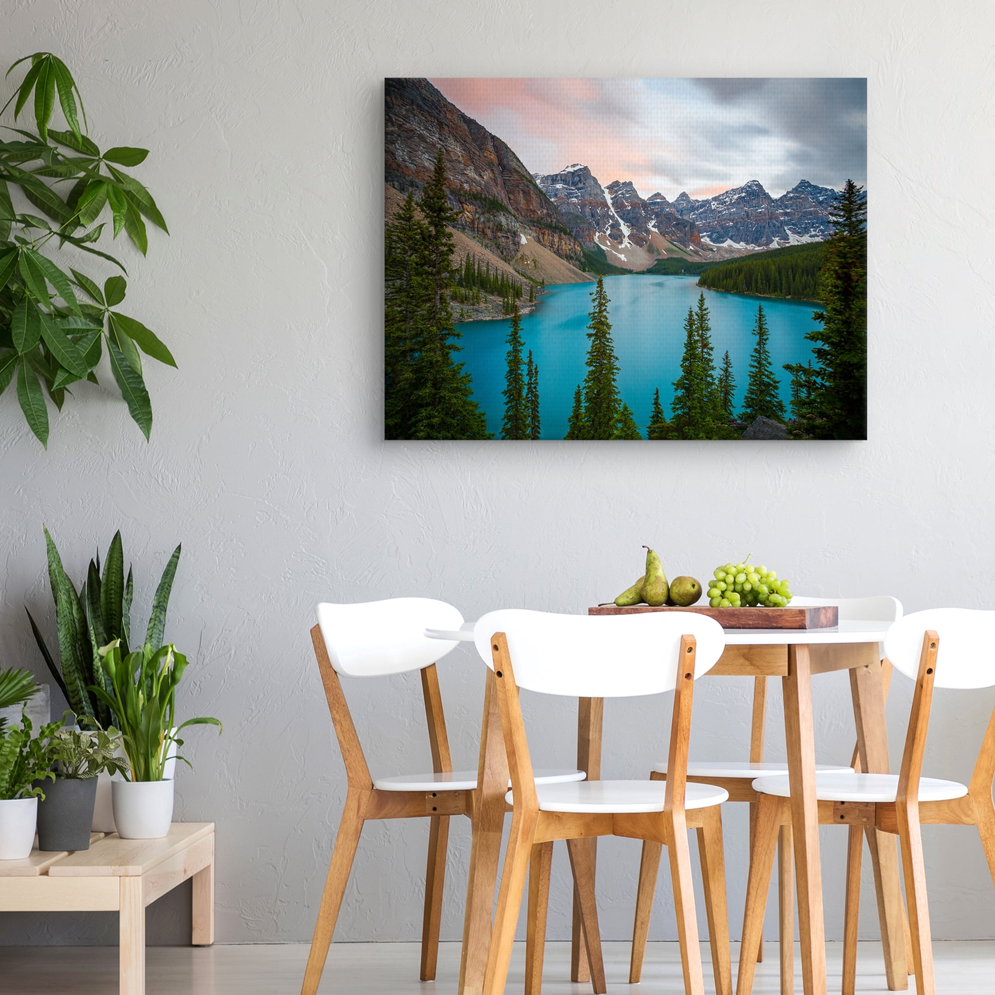Masterpiece Art Gallery Mountain Lake by Johny Georend Canvas Art Print