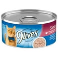 thumbnail image 4 of 9Lives Wet Senior Cat Food with Real Ocean Whitefish & Tuna in Sauce, 5.5 Ounce Can (Pack of 4), 4 of 8
