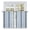 Powder Blue, variant on Blue Striped Kitchen Curtains 54 Inch Length, Geometric Modern Vertical Lines Abstract Tiers Curtains for Bathroom Bedroom Cafe, Light Filtering Small Window Treatment Short Drapes 2 Panels 42"Wx54"L