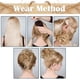 thumbnail image 4 of Vogacara Accesorio del pelo del moño del pelo sintético de la fibra para los accesorios del pelo del pelo rizado desordenado para las Cuidado del cabello AM41-105, 4 of 6
