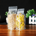 thumbnail image 4 of 50 piezas/lote de bolsas de plástico transparentes con cierre hermético y resellables, bolsas verticales reutilizables para envasar alimentos, bolsas para almacenar frutos secos y dulces, 4 of 5