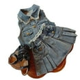 thumbnail image 2 of FJUCHAI Kids Girls Denim Vest Jacket +Skirt Set Comfy Sleeveless Matching Outfit for School Play, 2 of 8