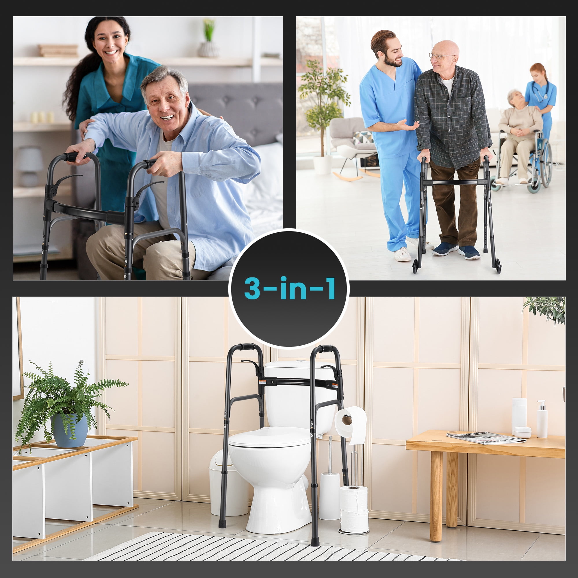 Naipo Compact Folding Walker for Seniors & Adults, Philippines | Ubuy