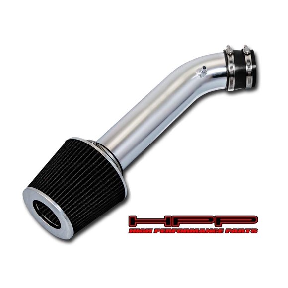 High Performance Parts Short Ram Air Intake Kit & Black Filter Combo Compatible for 92-95 Honda Civic CX/DX/LX/EX/Si / 93-97 Del Sol S/Si/Vtec 1.5L/1.6L Engine