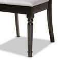 thumbnail image 6 of Baxton Studio Grey Upholstered and Brown Finished Wood 2-Piece Dining Chair Set, 6 of 17
