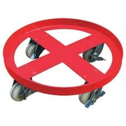 48J137 Drum Dolly, Cap 2000 lb, 55 gal Drum by VALUE BRAND