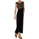 thumbnail image 1 of Vestido tubo bordado fruncido Connected Apparel negro 8P Vaina, 1 of 1