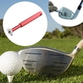thumbnail image 4 of Decodeary Golf Grooves Sharpener Stainless Steel Wedge Cleaning Sharpening Tool Regrooving Maintenance Portable Outdoor Sports Red 1Set, 4 of 6