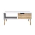 thumbnail image 1 of Mesa de Centro Alterego Oslo Roble Sonoma y Blanco, 1 of 4