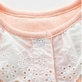 thumbnail image 6 of FAOWME Baby Girls Print Spring Summer Short Sleeve Tulle Romper Junpsuit Clothes Pink 12-24 Months, 6 of 7