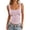 A-Pink2286, variant on Womens Tank Tops Square Neck Wide Strap Horizontal Stripe Camisoles Ribbed Slim Fit Summer Sleeveless Shirts