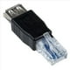 thumbnail image 2 of 5X Adaptador de USB A Hembra A Conector Ethernet RJ45 Macho, 2 of 4