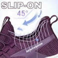 thumbnail image 6 of CHICVOMEY Women’s Lace-Up Walking Sneakers for Women Casual Walking & Runing Athletic Slip-Resistant Sole Arch Support with Cushion Sole Sneakers, 6 of 9