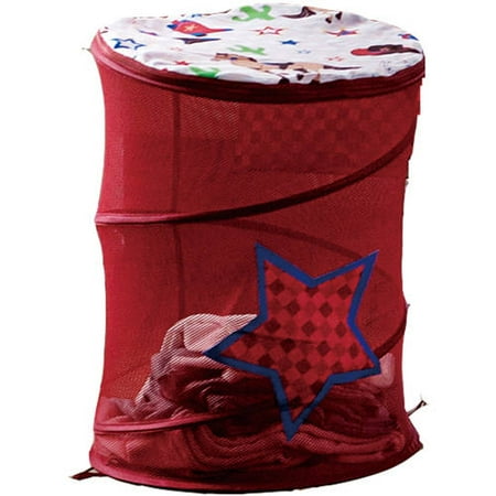 VCNY Home Big Believers Yeehaw Cowboy Inspired Kids Pop-Up Laundry Hamper