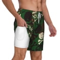 thumbnail image 3 of Balery Camouflage Skull Mens Swim Trunks Swim Shorts for Men Quick Dry Inseam Beach Shorts with Compression Liner Pocket-Small, 3 of 9